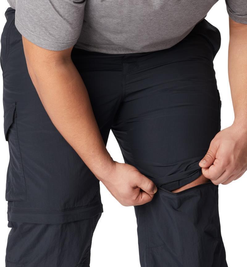 Silver Ridge Convertible Pants, 34" Inseam - Big - Mens - Black 5
