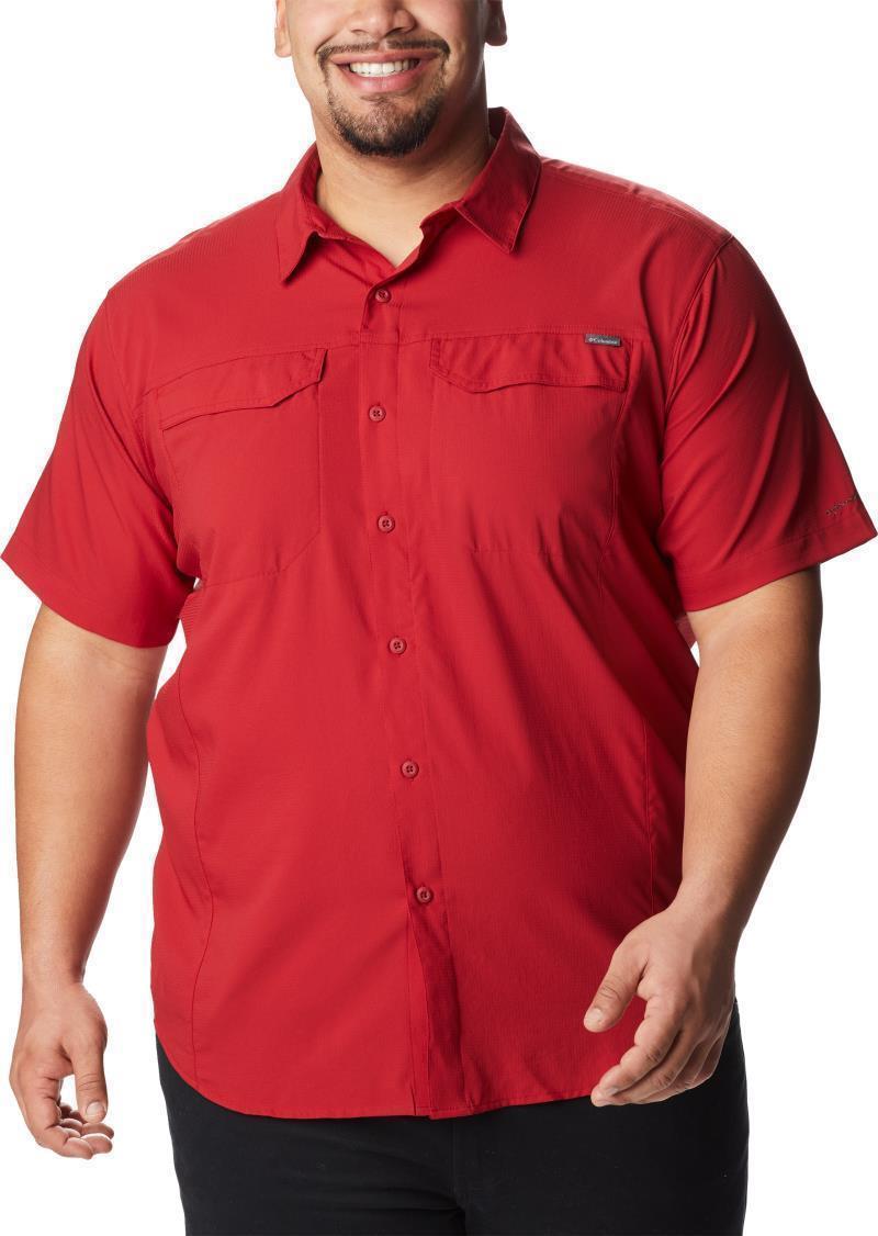 Silver Ridge Lite SS Shirt - Big - Mens - Red Velvet 1