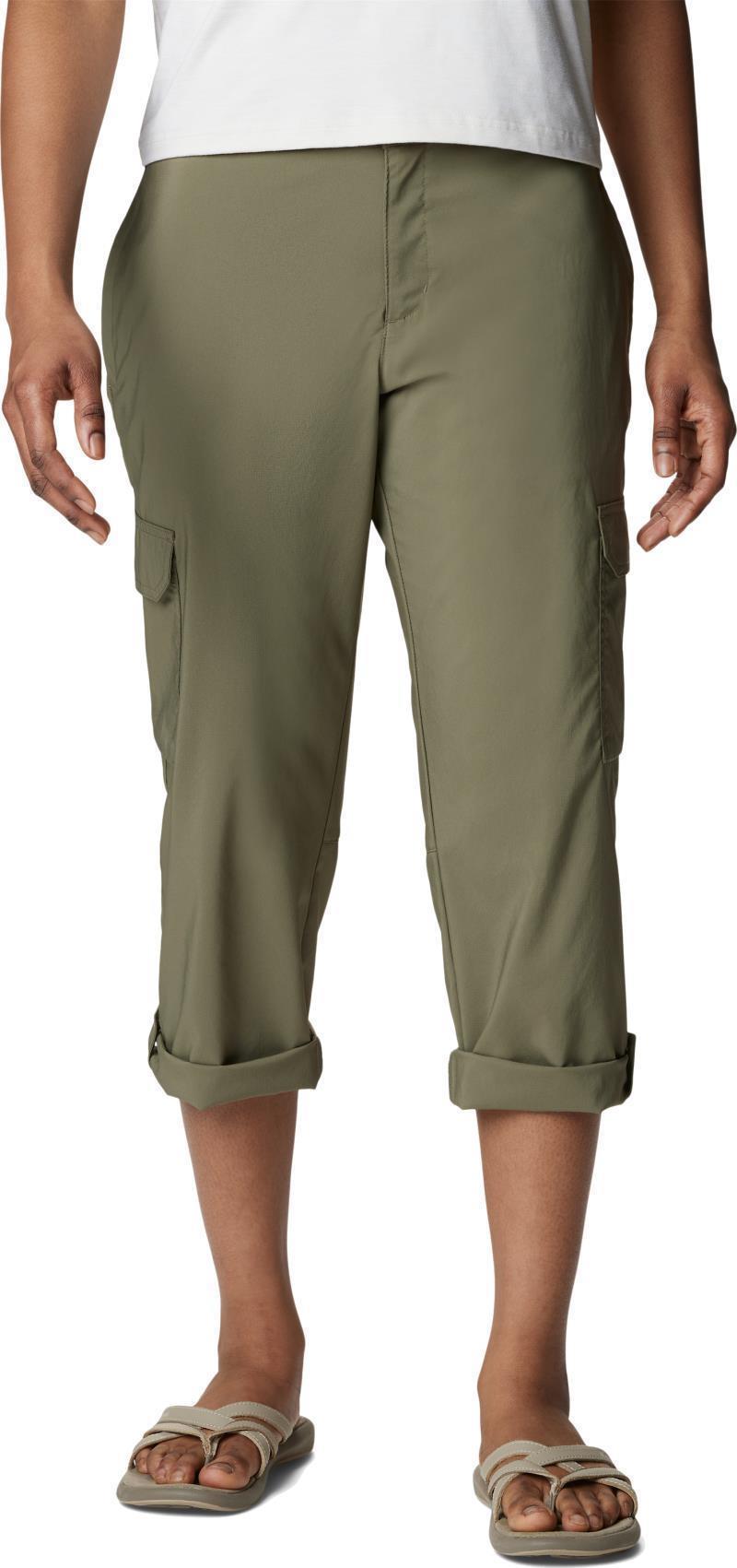Silver Ridge Utility Capris - Womens - Stone Green 4