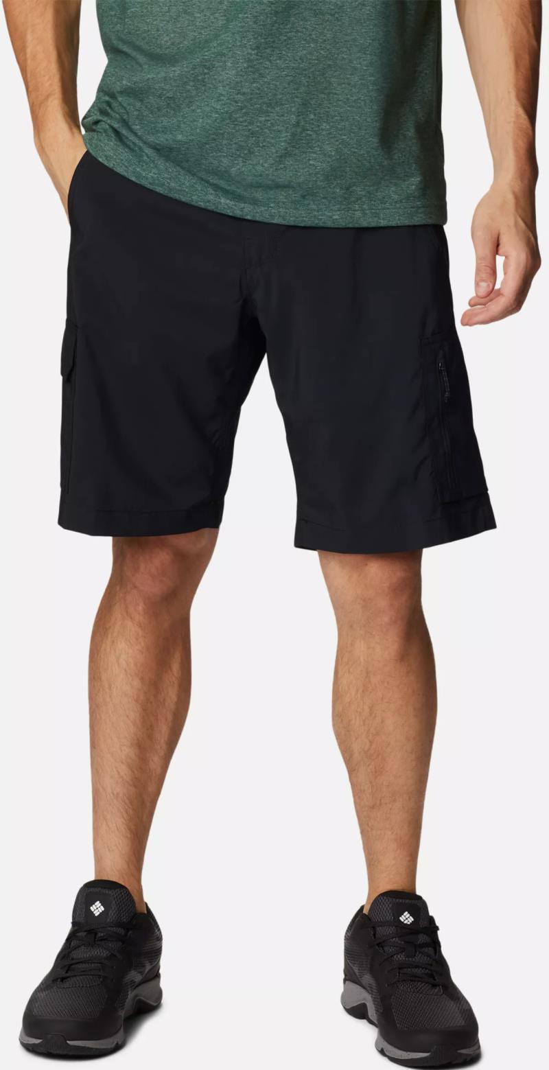 Silver Ridge Utility Cargo Shorts, 8" Inseam - Mens - Black 1