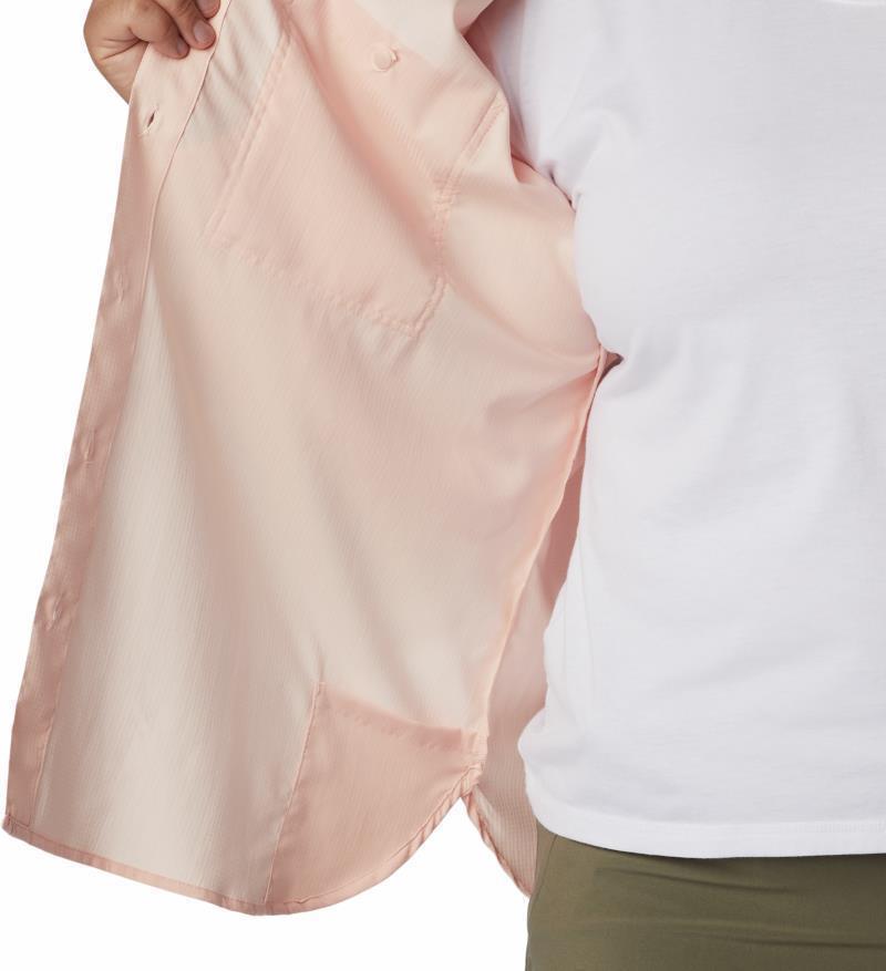 Silver Ridge Utility LS Shirt - Plus - Womens - Peach Blossom 3