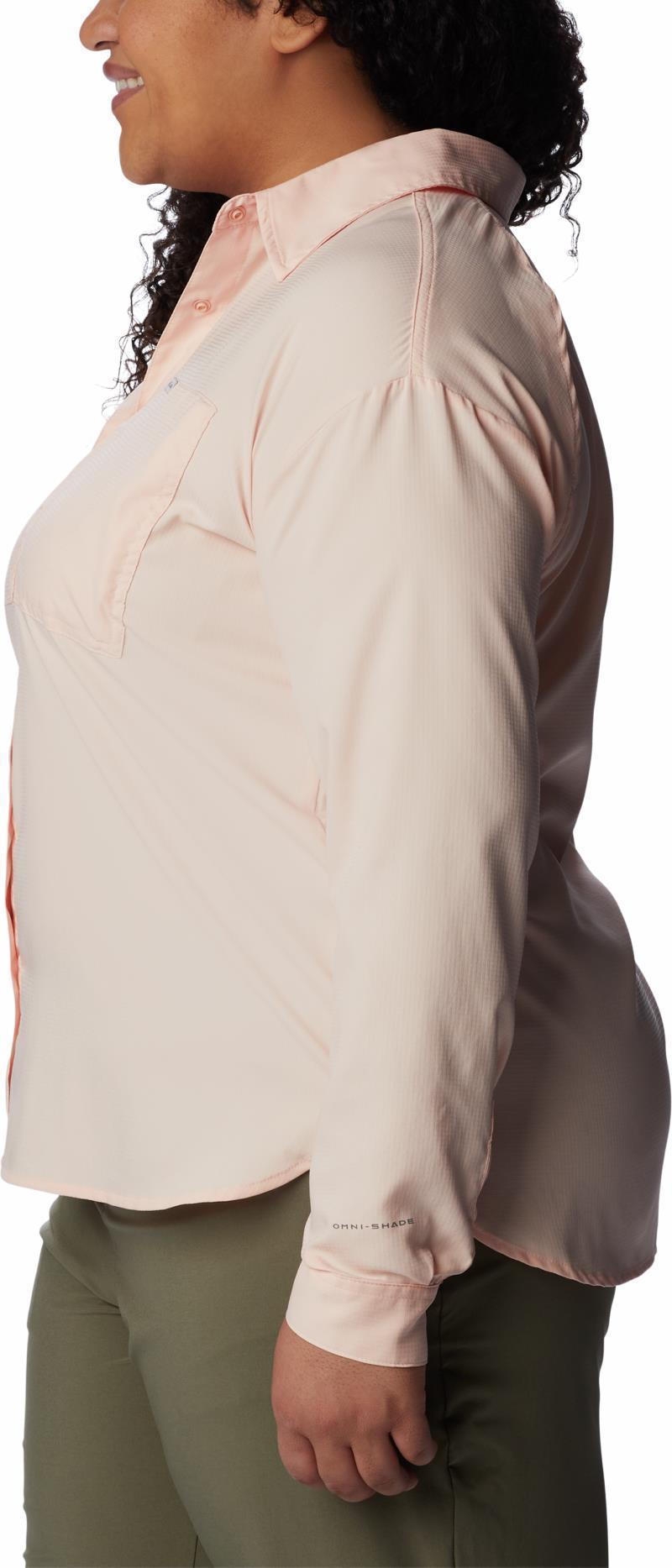Silver Ridge Utility LS Shirt - Plus - Womens - Peach Blossom 6