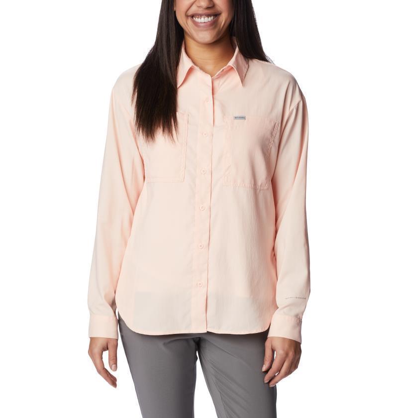 Silver Ridge Utility LS Shirt - Womens - Peach Blossom 1