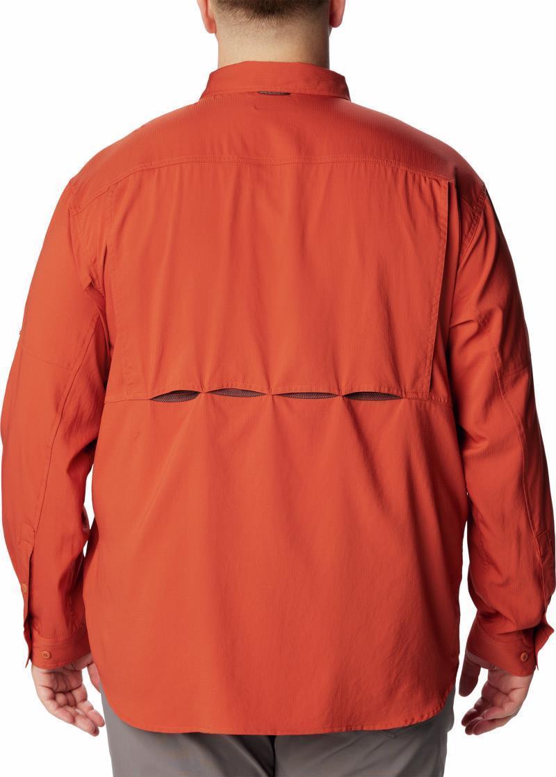 Silver Ridge Utility Lite LS - Big - Mens - Warp Red 2