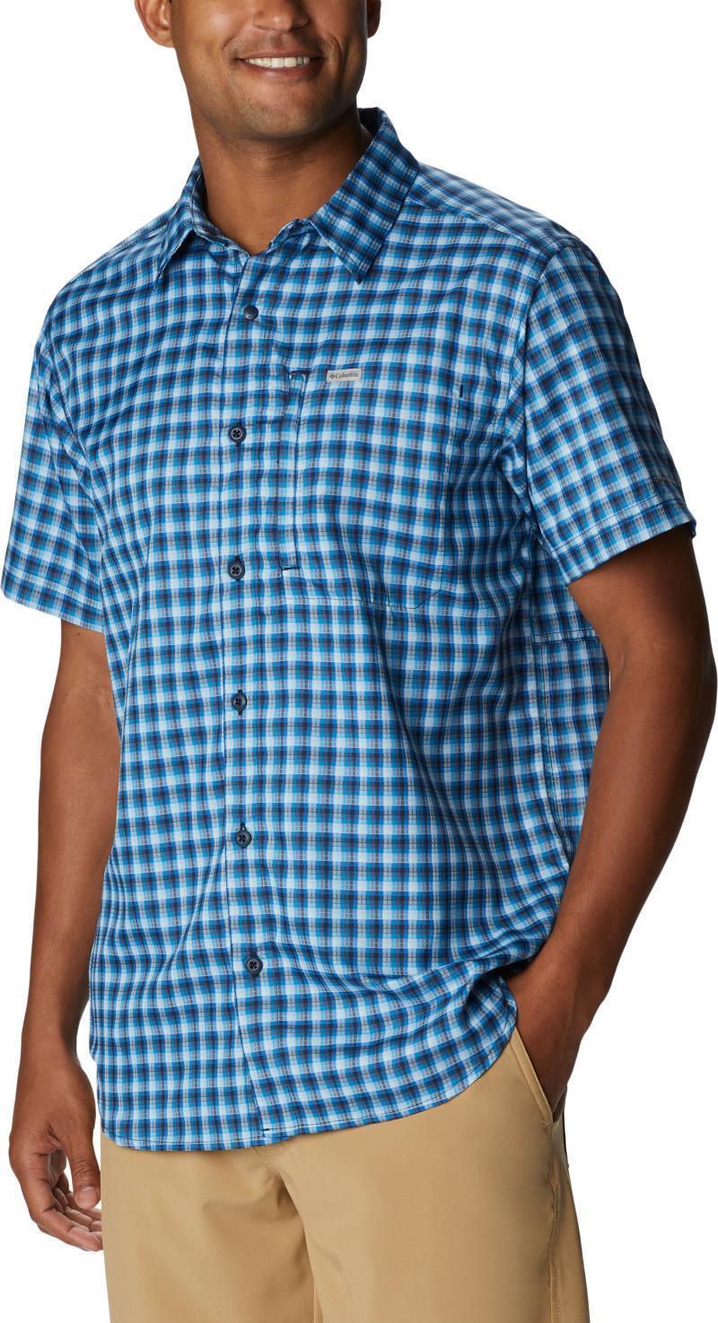 Silver Ridge Utility Lite Novelty SS - Mens - Collegiate Navy Pulaski Plaid 1