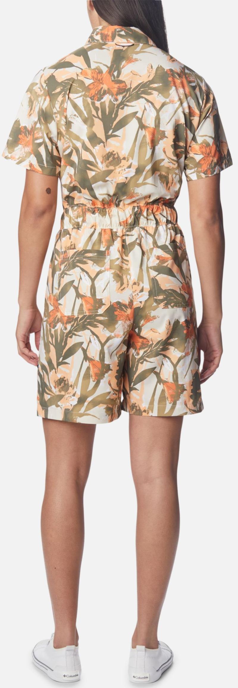 Silver Ridge Utility Romper - Womens - Chalk / Floriculture 2