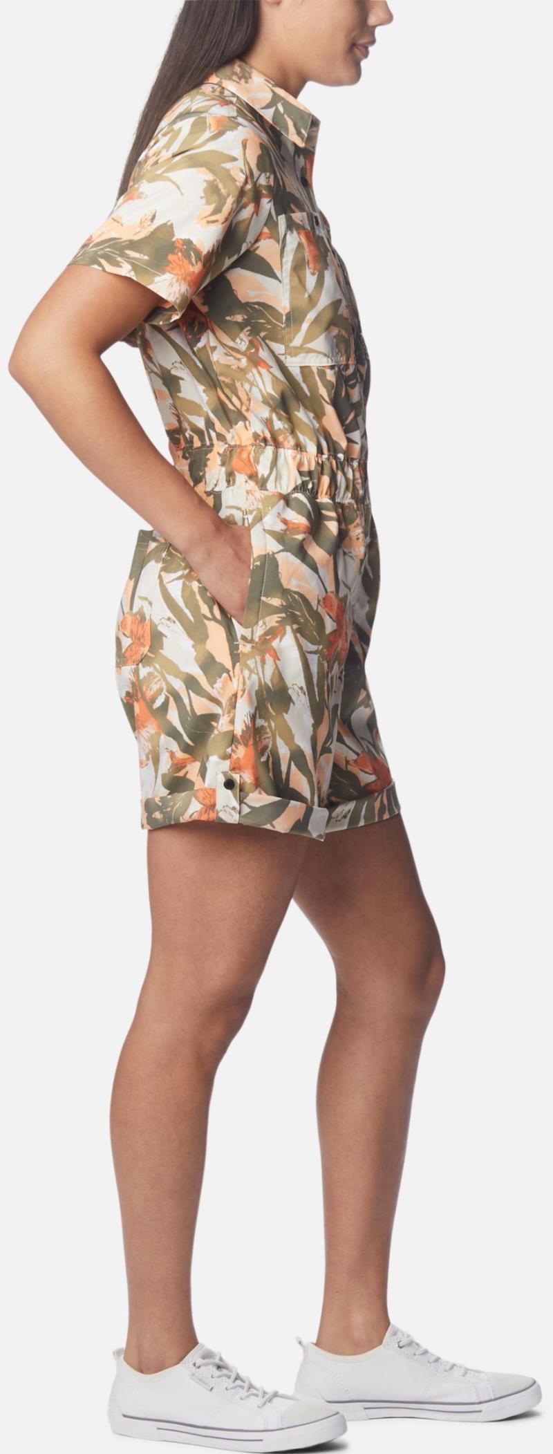 Silver Ridge Utility Romper - Womens - Chalk / Floriculture 3