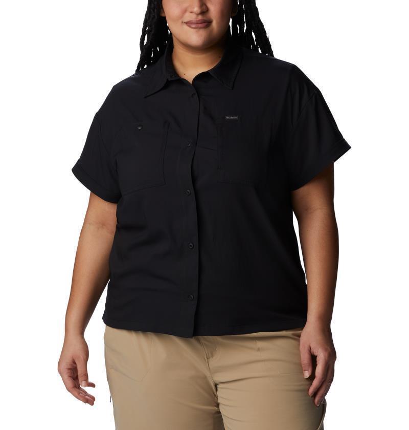 Silver Ridge Utility SS Shirt - Plus - Womens - Black 1