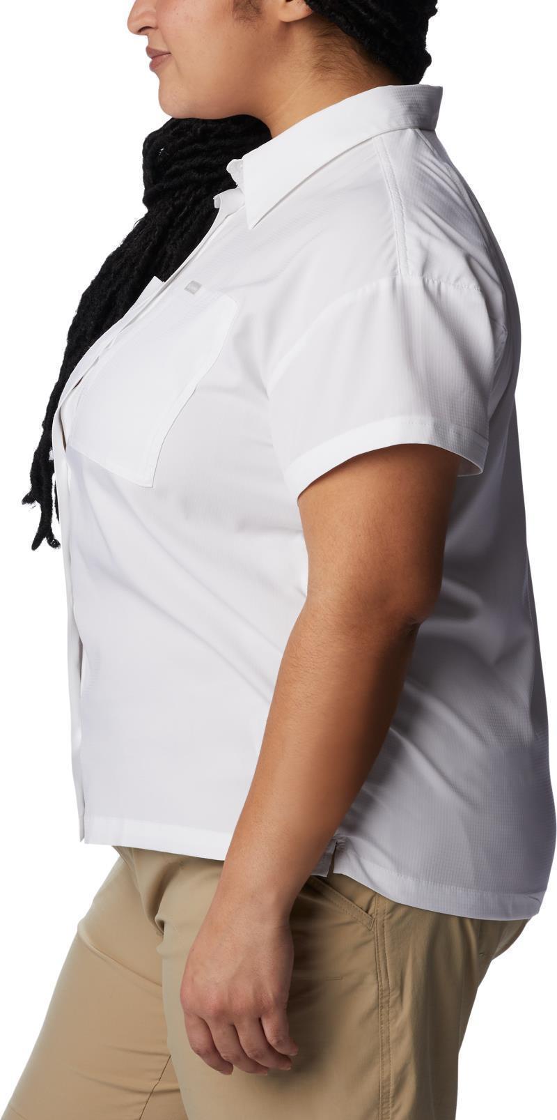Silver Ridge Utility SS Shirt - Plus - Womens - White 2