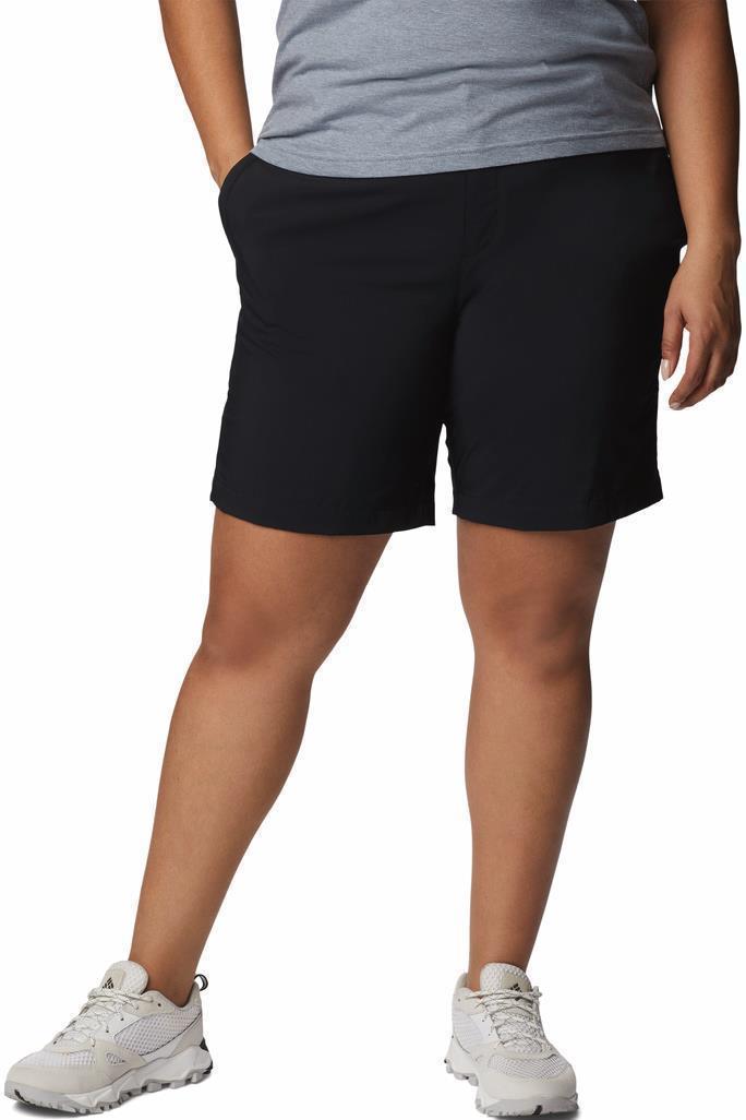 Silver Ridge Utility Shorts, 4" Inseam - Plus - Womens - Black 1
