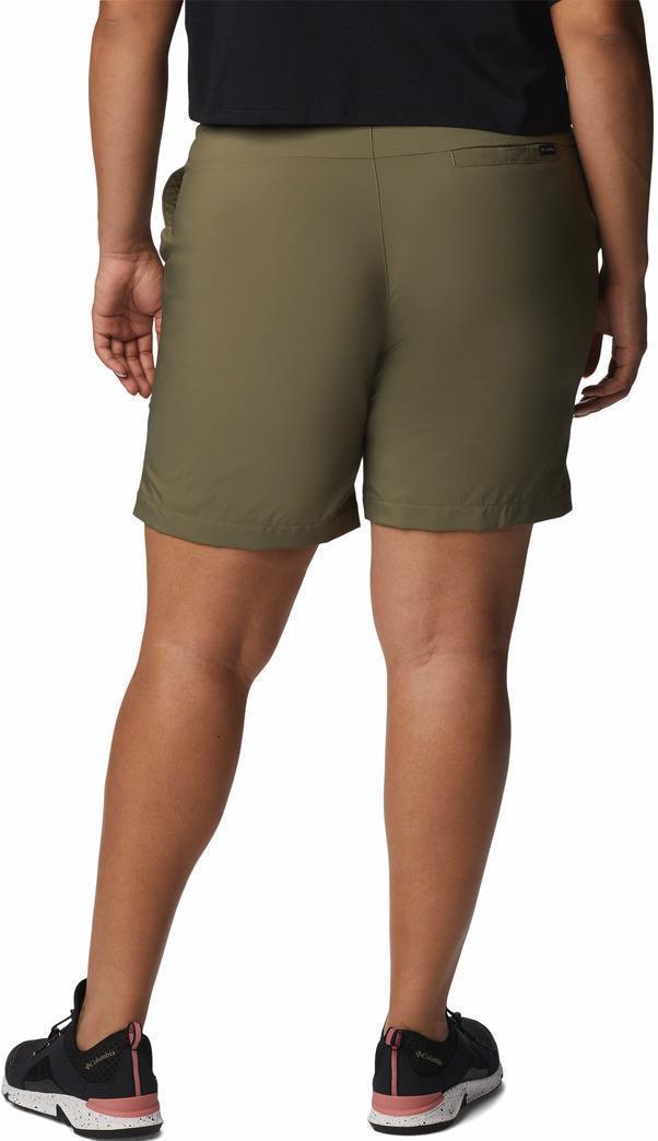 Silver Ridge Utility Shorts, 4" Inseam - Plus - Womens - Stone Green 2