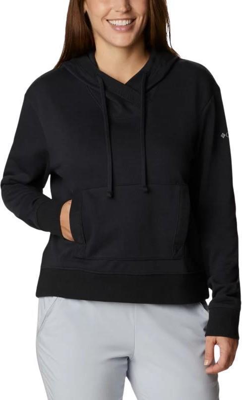 Slack Water French Terry Hoodie - Womens - Black 1