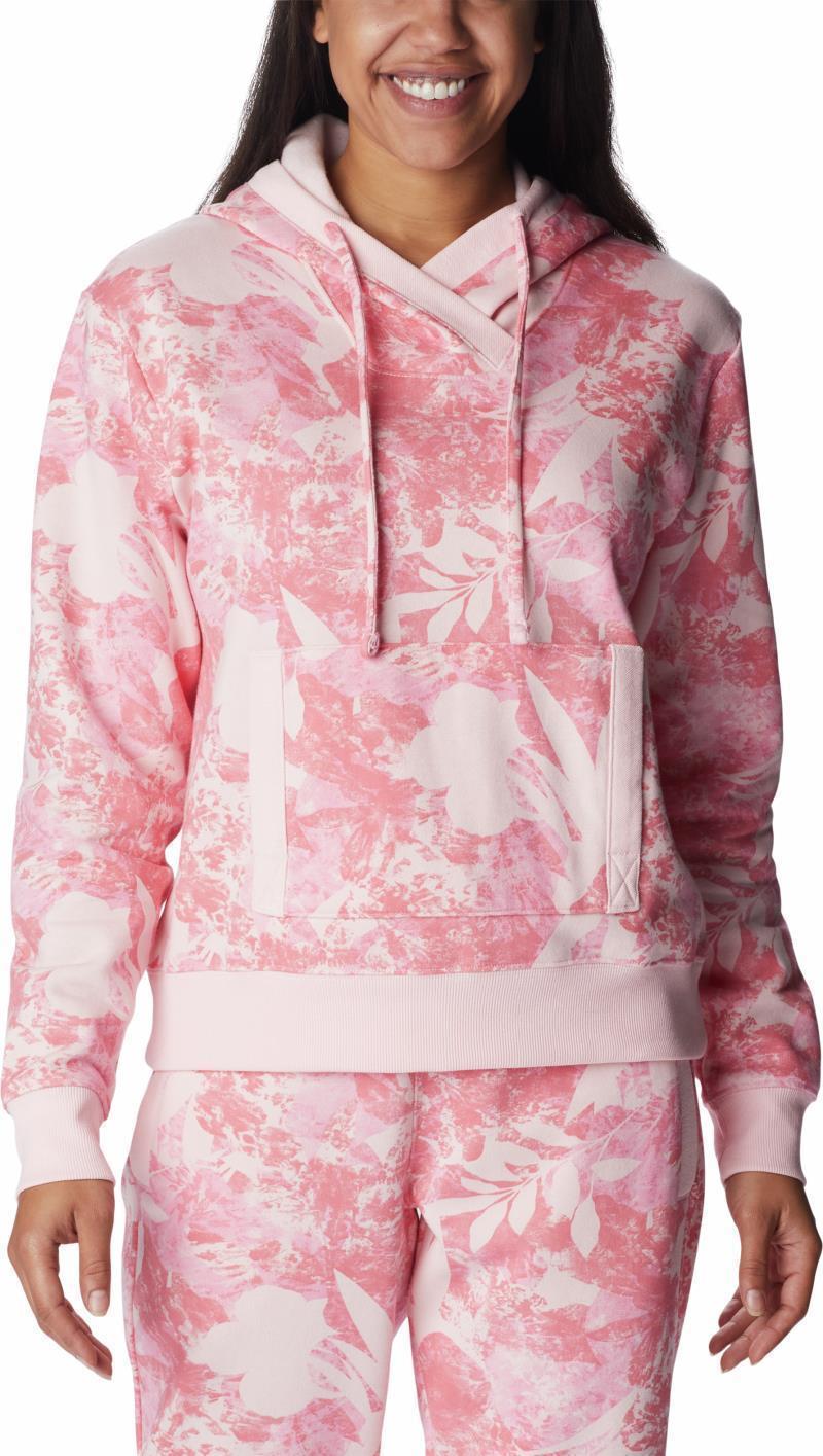Slack Water French Terry Hoodie - Womens - Satin Pink Skydye 1