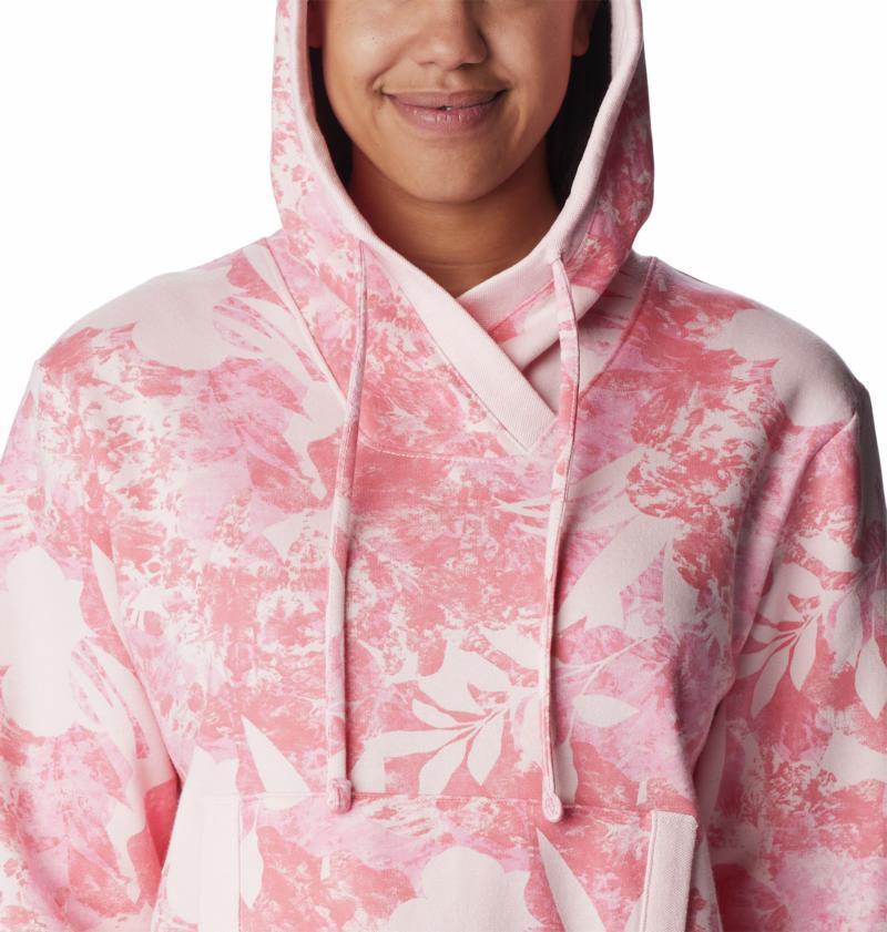 Slack Water French Terry Hoodie - Womens - Satin Pink Skydye 4