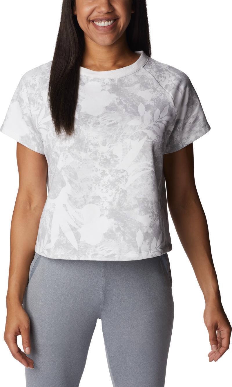 Slack Water French Terry SS Shirt - Womens - Cool Grey Skydye 1