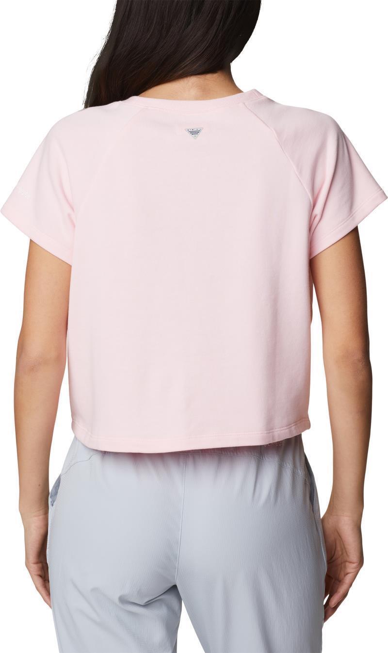 Slack Water French Terry SS Shirt - Womens - Satin Pink 3