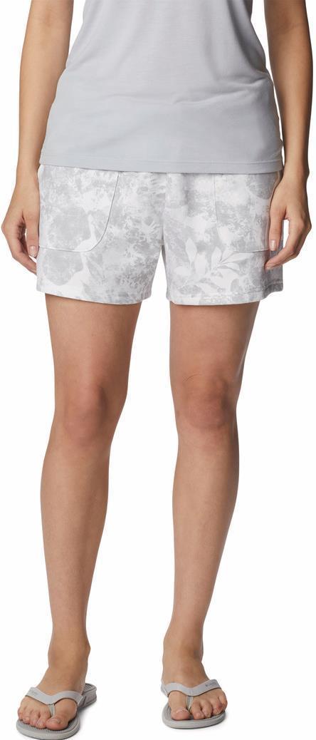 Slack Water French Terry Shorts, Reg - Womens - Cool Grey Skydye 1