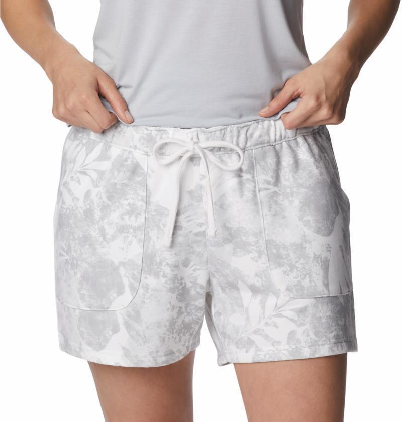 Slack Water French Terry Shorts, Reg - Womens - Cool Grey Skydye 4
