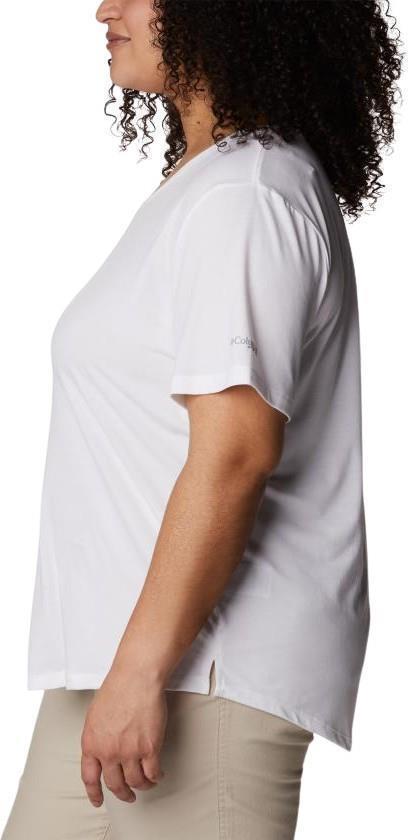 Slack Water Knit Tee II - Plus - Womens - White 2