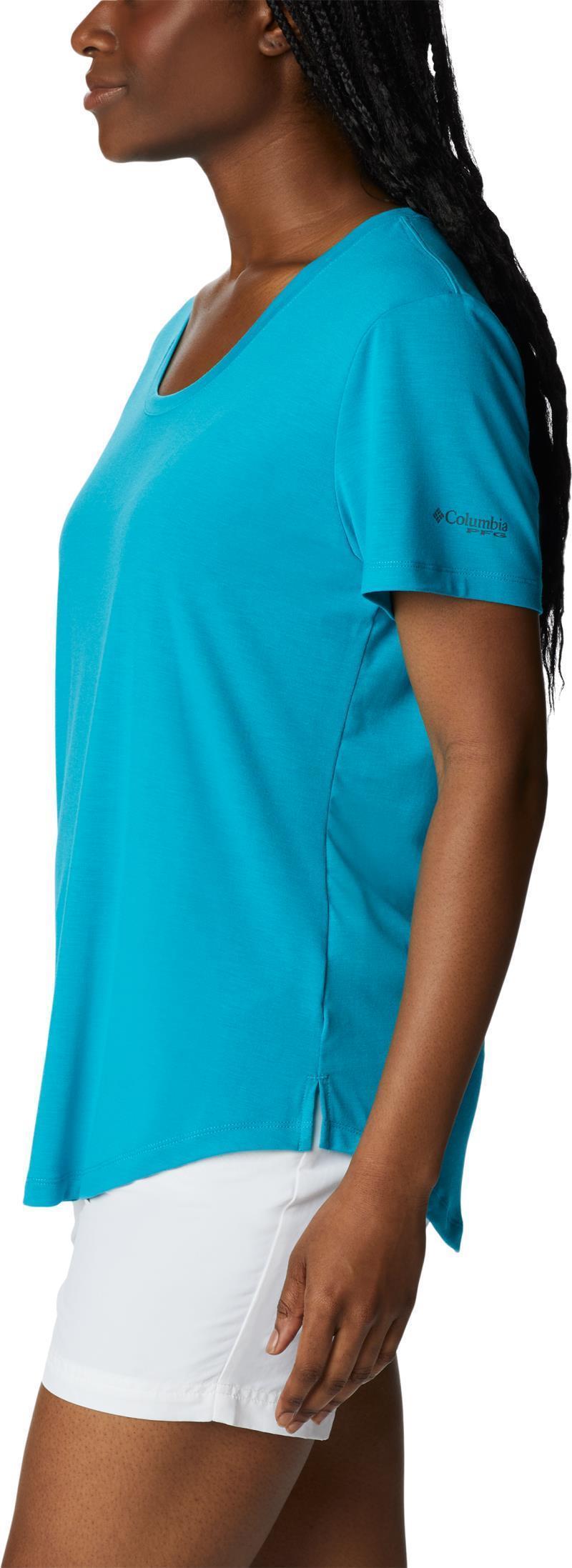Slack Water Knit Tee II - Womens - Ocean Teal 2