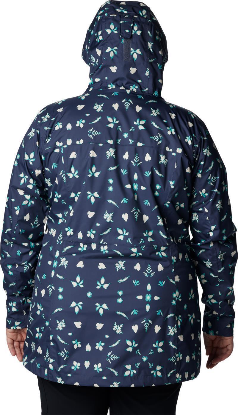 Splash A Little II Jacket - Plus - Womens - Nocturnal Cyanofrond Print 2