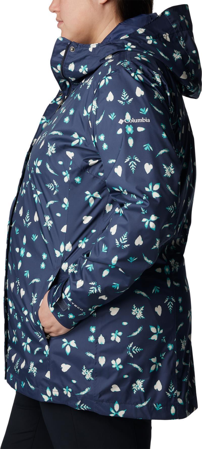 Splash A Little II Jacket - Plus - Womens - Nocturnal Cyanofrond Print 3
