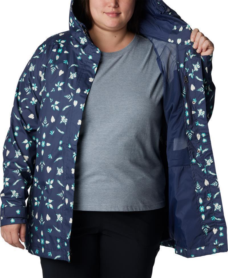 Splash A Little II Jacket - Plus - Womens - Nocturnal Cyanofrond Print 5