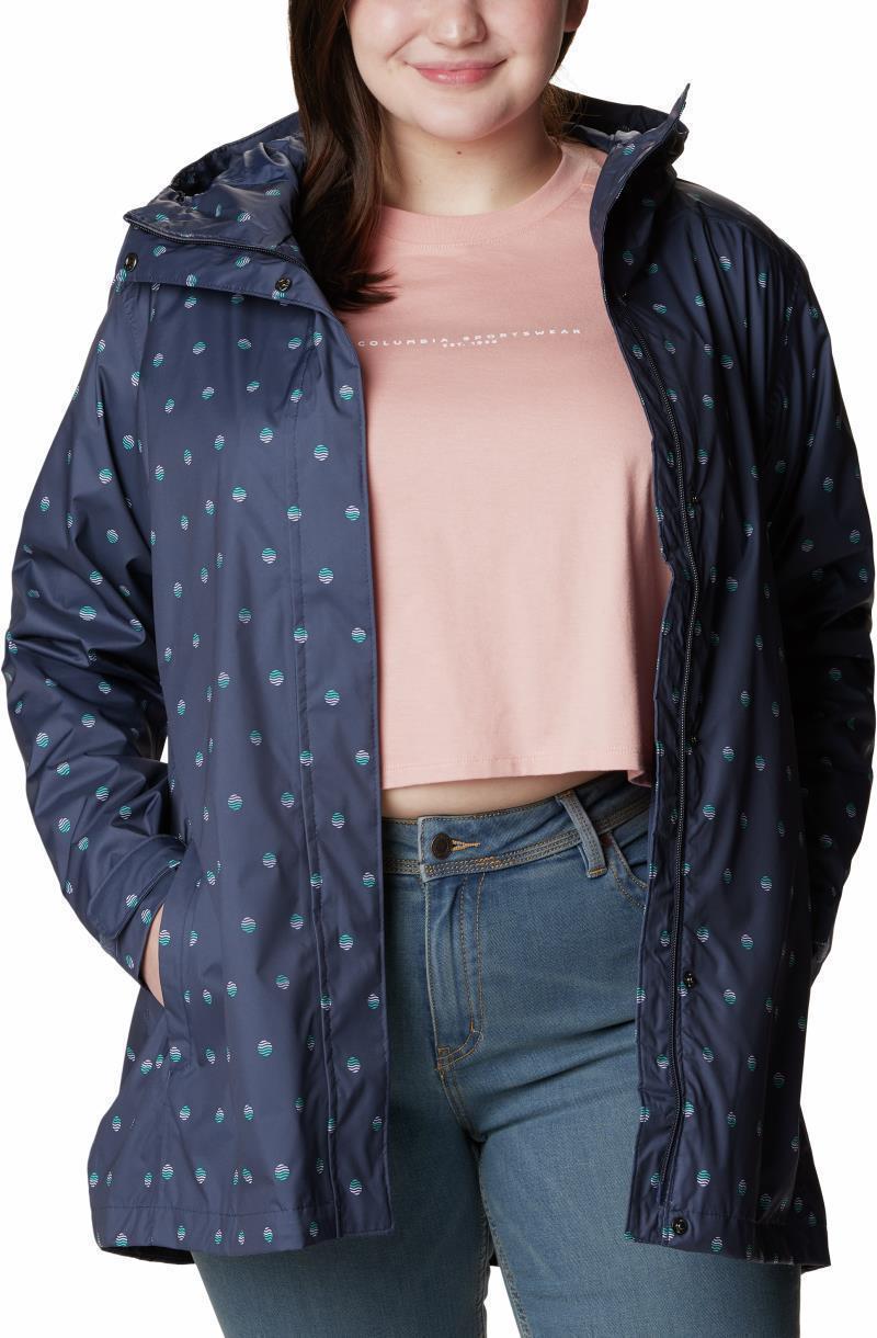 Splash A Little II Jacket - Plus - Womens - Nocturnal Swell Dots Print 3