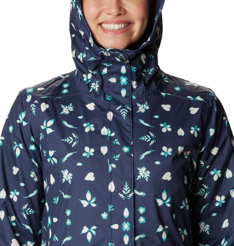 Splash A Little II Jacket - Womens - Nocturnal Cyanofrond Print 6