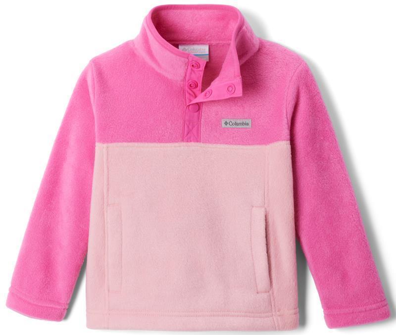 Steens Mountain 1/4 Snap Fleece Pullover - Toddler - Pink Orchid / Pink Ice 1