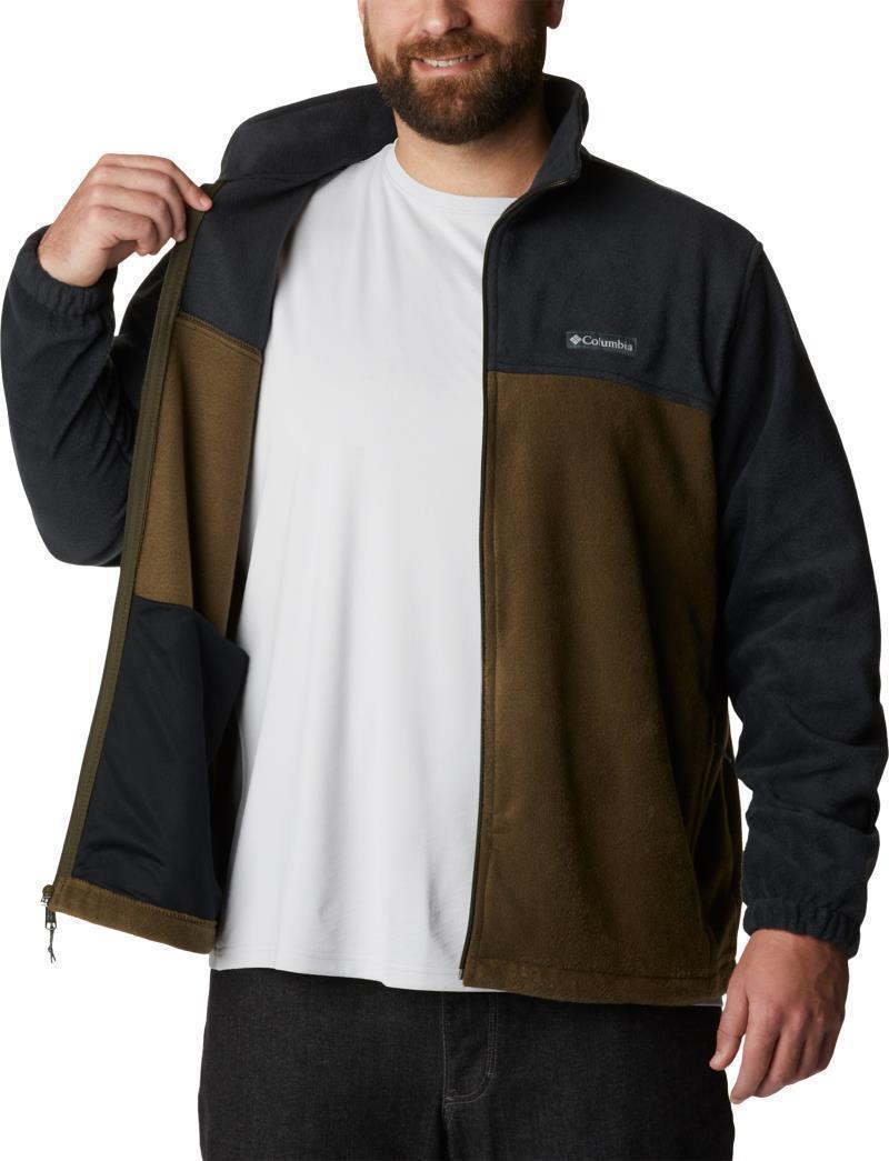 Steens Mountain Full Zip 2.0 - Big - Mens - Black / Olive Green 4