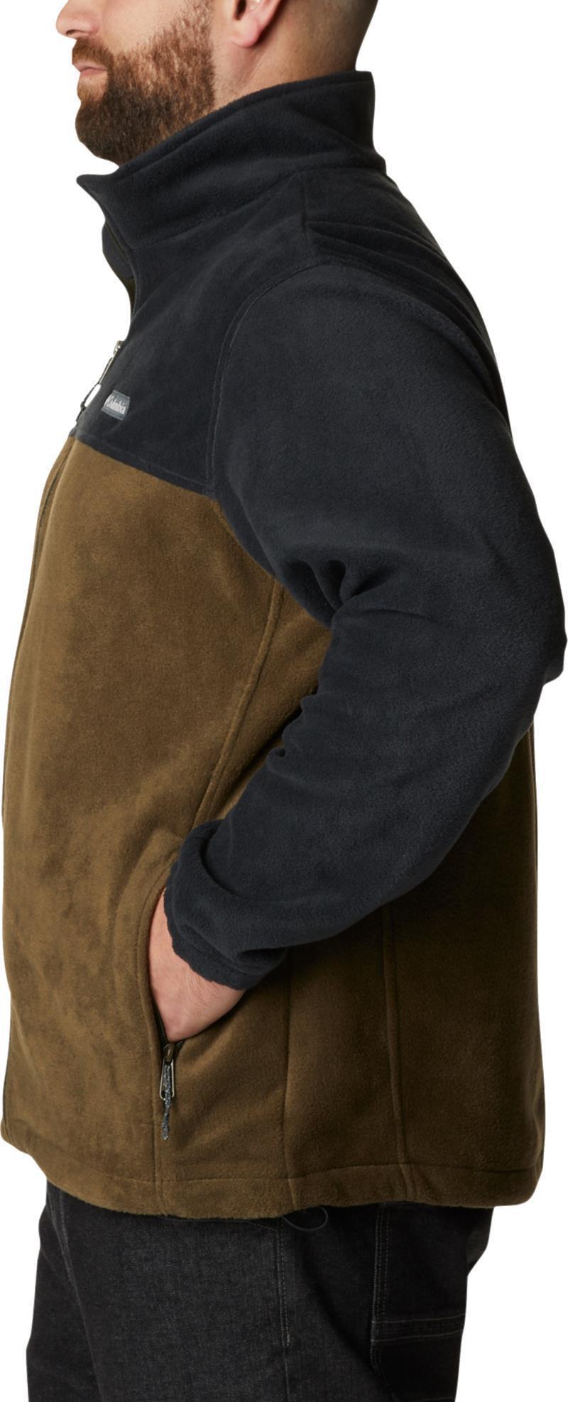 Steens Mountain Full Zip 2.0 - Big - Mens - Black / Olive Green 5