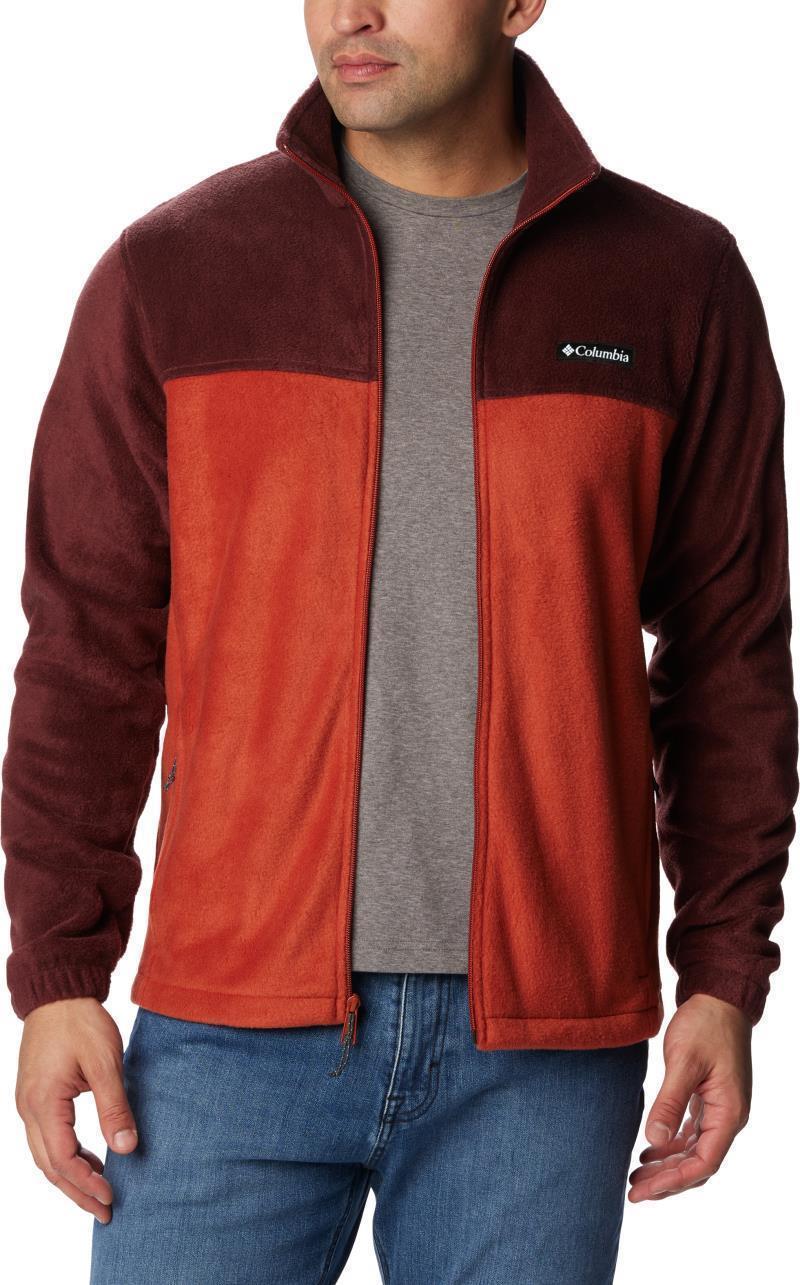 Steens Mountain Full Zip 2.0 - Mens - Elderberry / Warp Red 4