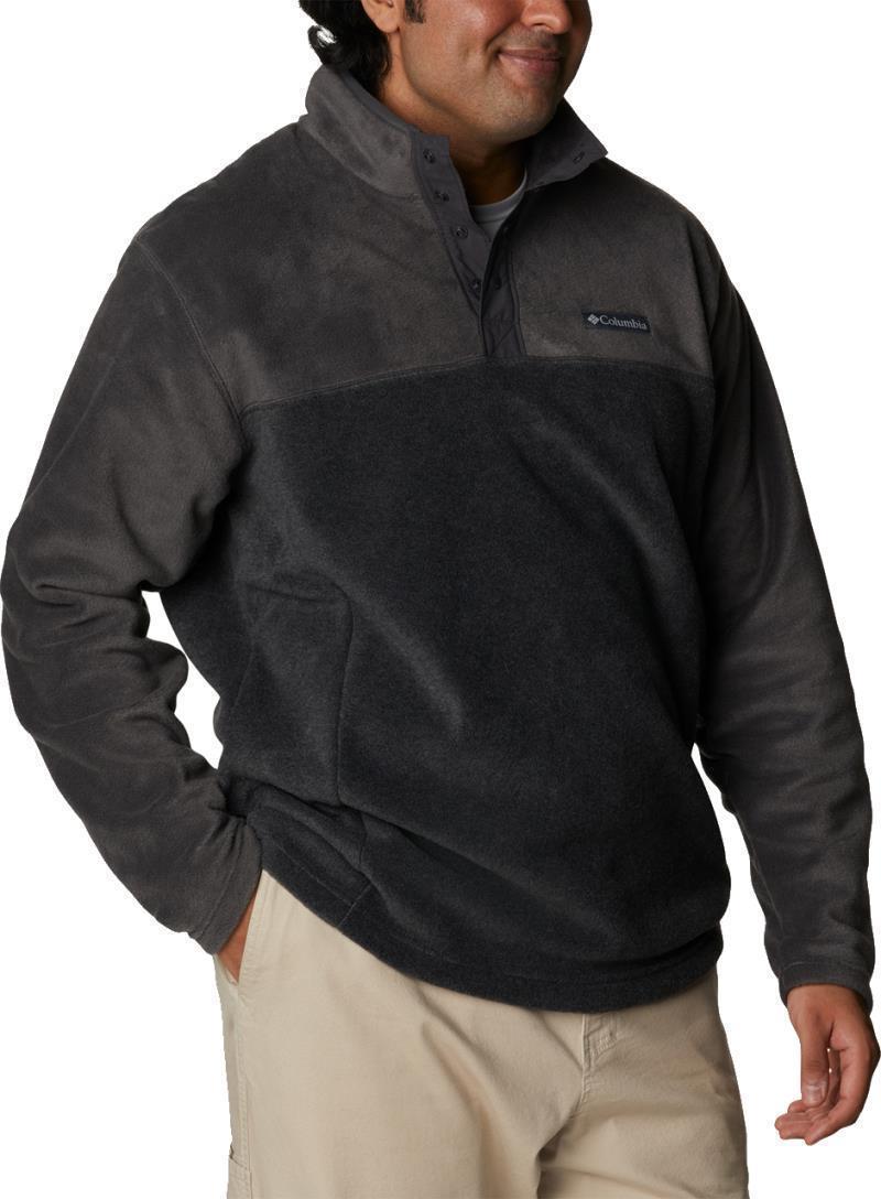Steens Mountain Half Snap - Big - Mens - Charcoal Heather / Shark 4