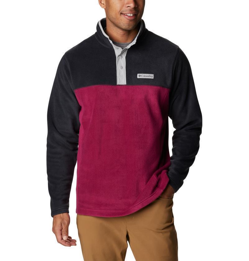 Steens Mountain Half Snap - Big - Mens - Red Onion / Black / Columbia Grey 1