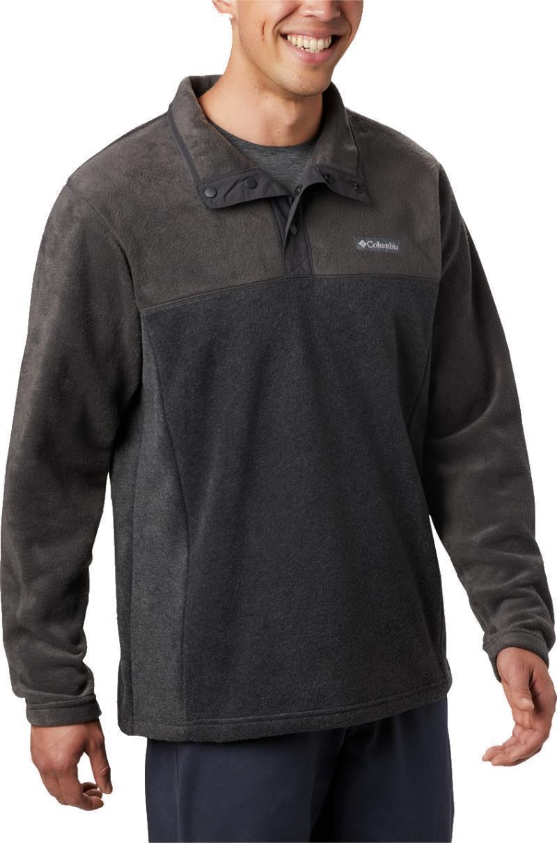 Steens Mountain Half Snap - Mens - Charcoal Heather / Shark 4