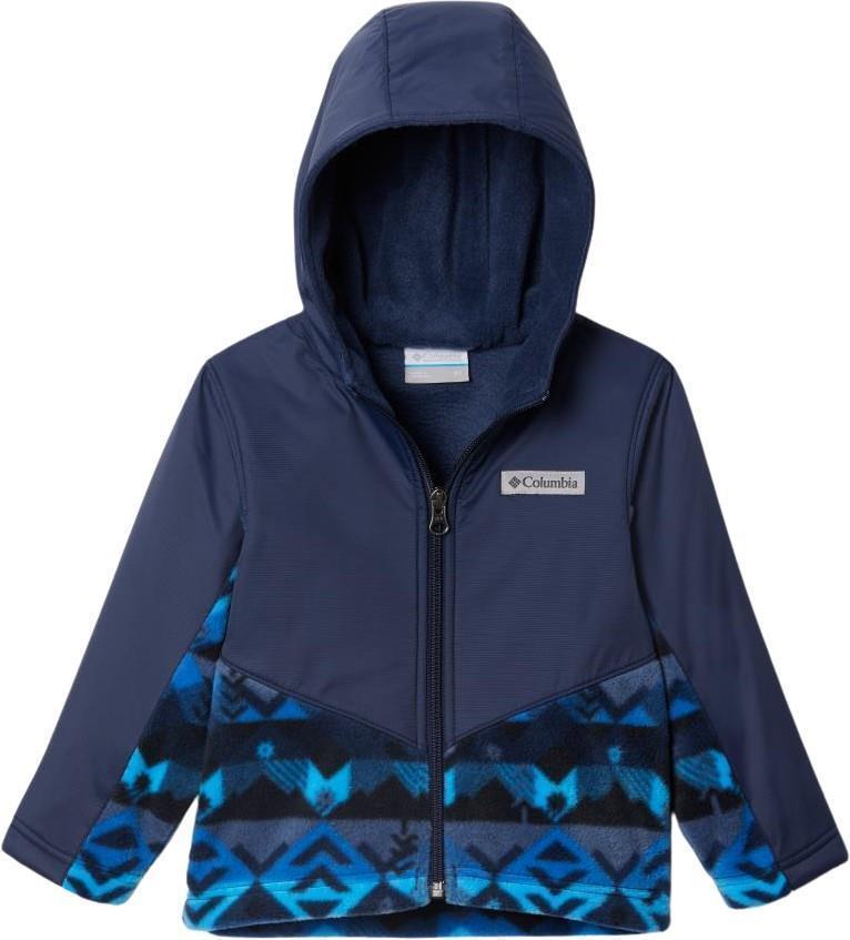 Steens Mountain Overlay Hoodie - Toddler - Collegiate Navy Checkpoint / Coll Navy 1