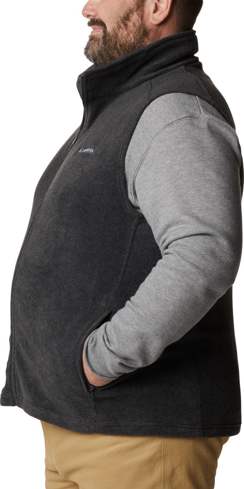 Steens Mountain Vest - Big - Mens - Charcoal Heather 3