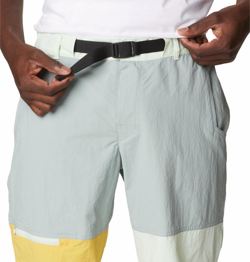 Summerdry Belted Shorts, 12" Inseam - Mens - Niagara / Ice Green / Golden Nugget 4