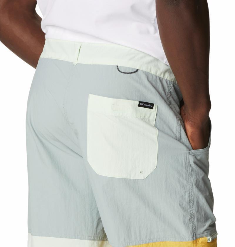 Summerdry Belted Shorts, 12" Inseam - Mens - Niagara / Ice Green / Golden Nugget 5