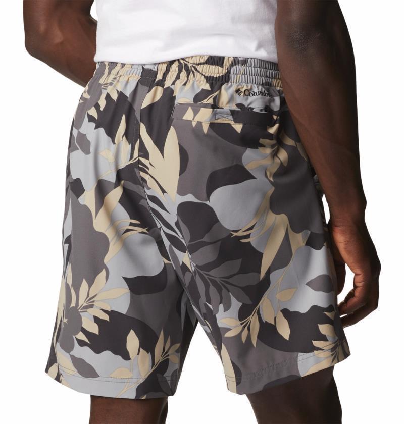 Summertide Stretch Printed Shorts, 6" Inseam - Mens - City Grey Floriated 5