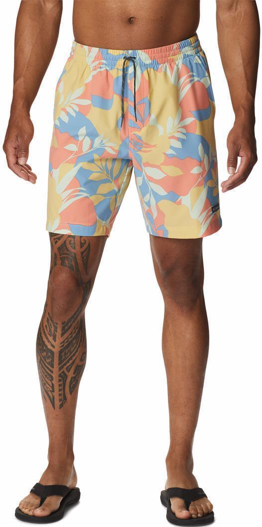 Summertide Stretch Printed Shorts, 6" Inseam - Mens - Cornstalk Floriated 1