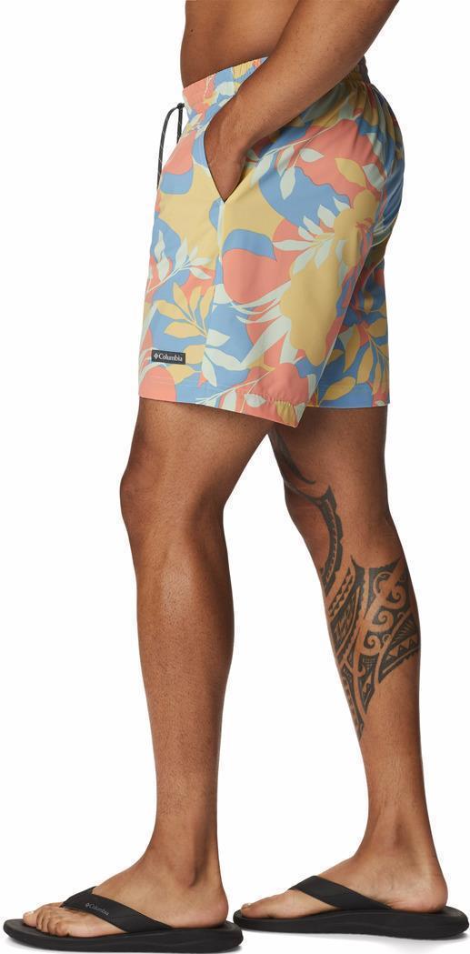 Summertide Stretch Printed Shorts, 6" Inseam - Mens - Cornstalk Floriated 3