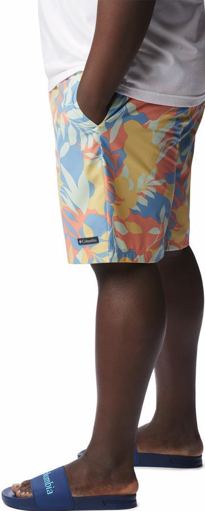 Summertide Stretch Printed Shorts, 8" Inseam - Big - Mens - Cornstalk Floriated 3