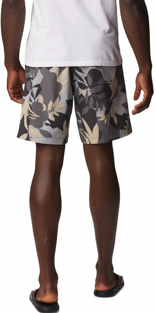 Summertide Stretch Printed Shorts, 8" Inseam - Mens - City Grey Floriated 2