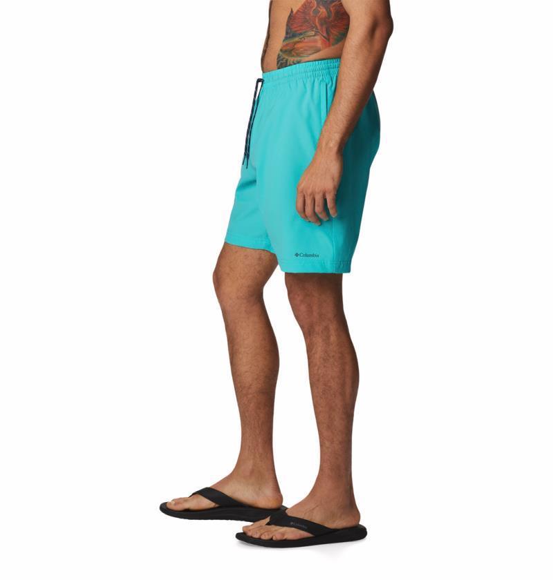 Summertide Stretch Shorts, 6" Inseam - Mens - Bright Aqua 3