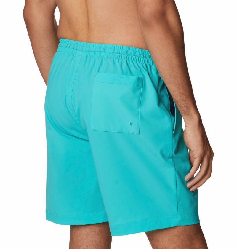 Summertide Stretch Shorts, 6" Inseam - Mens - Bright Aqua 5