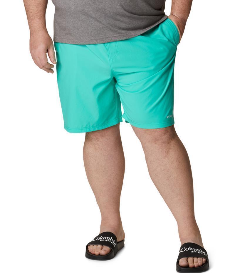 Summertide Stretch Shorts, 8" Inseam - Big - Mens - Electric Turquoise 1