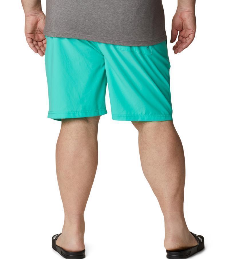 Summertide Stretch Shorts, 8" Inseam - Big - Mens - Electric Turquoise 2