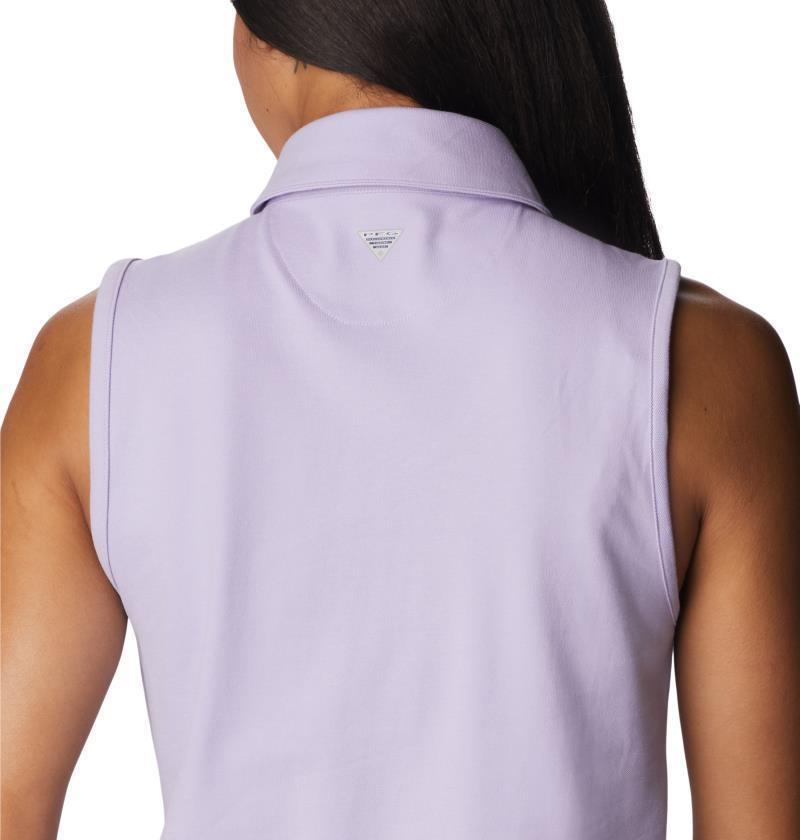 Sun Drifter Sleeveless Polo - Womens - Soft Violet 5